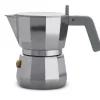 Alessi - Espresso kaffemaskine - 1 kop - Grå