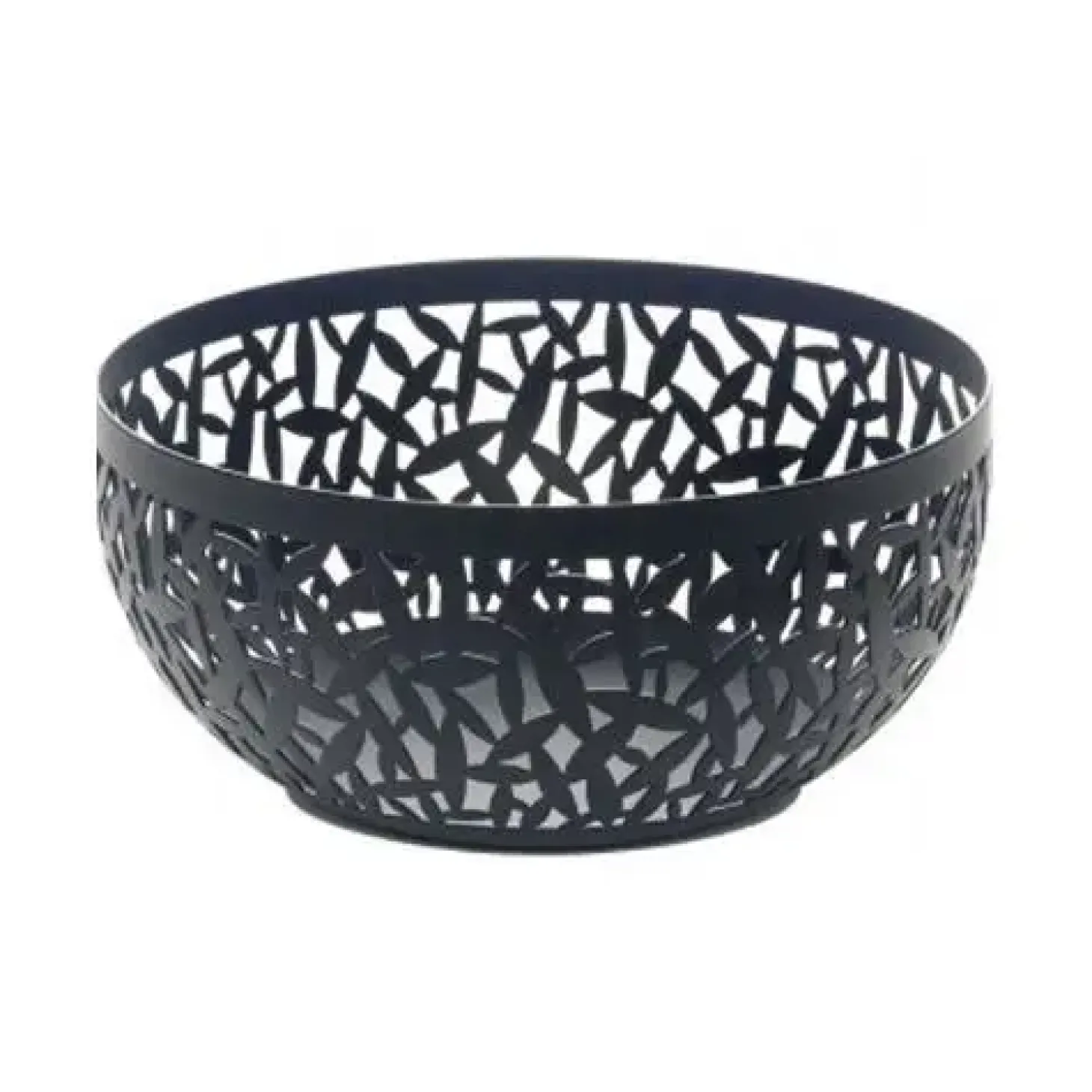 Alessi - Frugtskål - Cactus - Sort stål - Ø21 cm