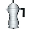 Alessi - Kaffekande - Pulcina Espresso kaffemaskine - Sort/Alu