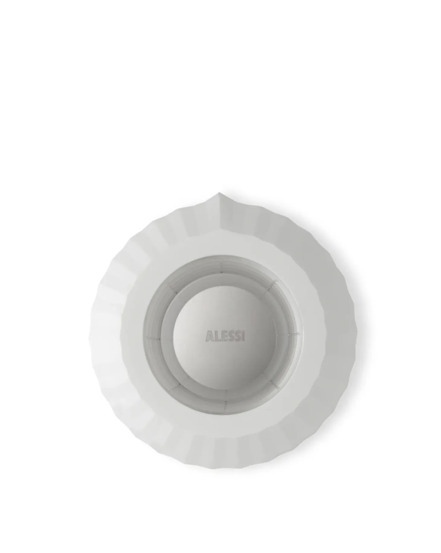 Alessi - Kaffekapselholder - Plissé - Hvid