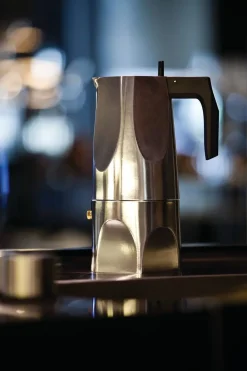 Alessi - kaffemaskine - Espresso - Ossidiana - aluminium (medium)