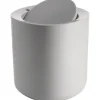 Alessi - Papirkurv - Birillo - Hvid - Med vippelåg - H21 cm