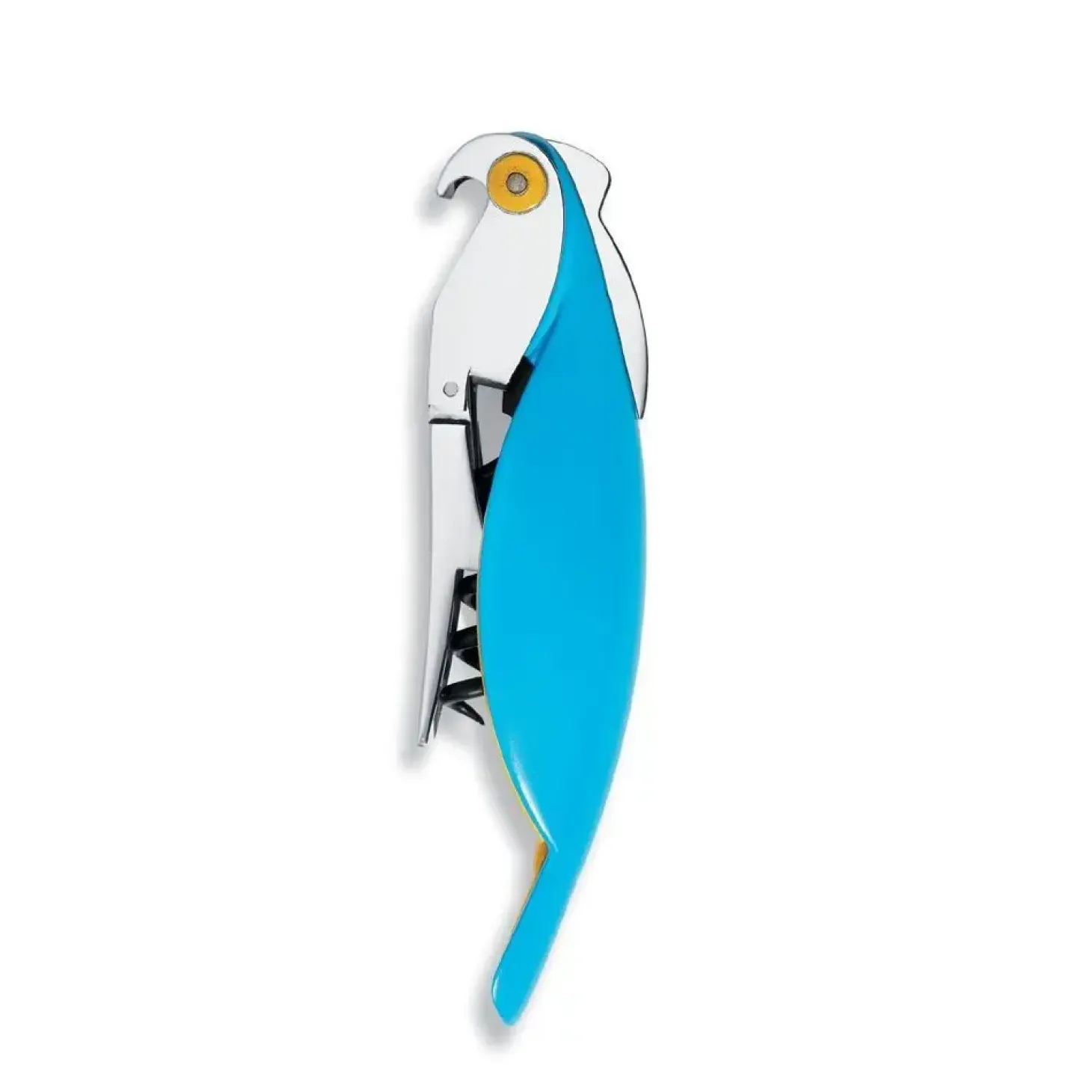 Alessi - Proptrækker - Parrot - Turkis Papegøje