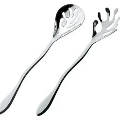 Alessi - Salatbestik - Mediterraneo - Rustfrit stål - Organisk design