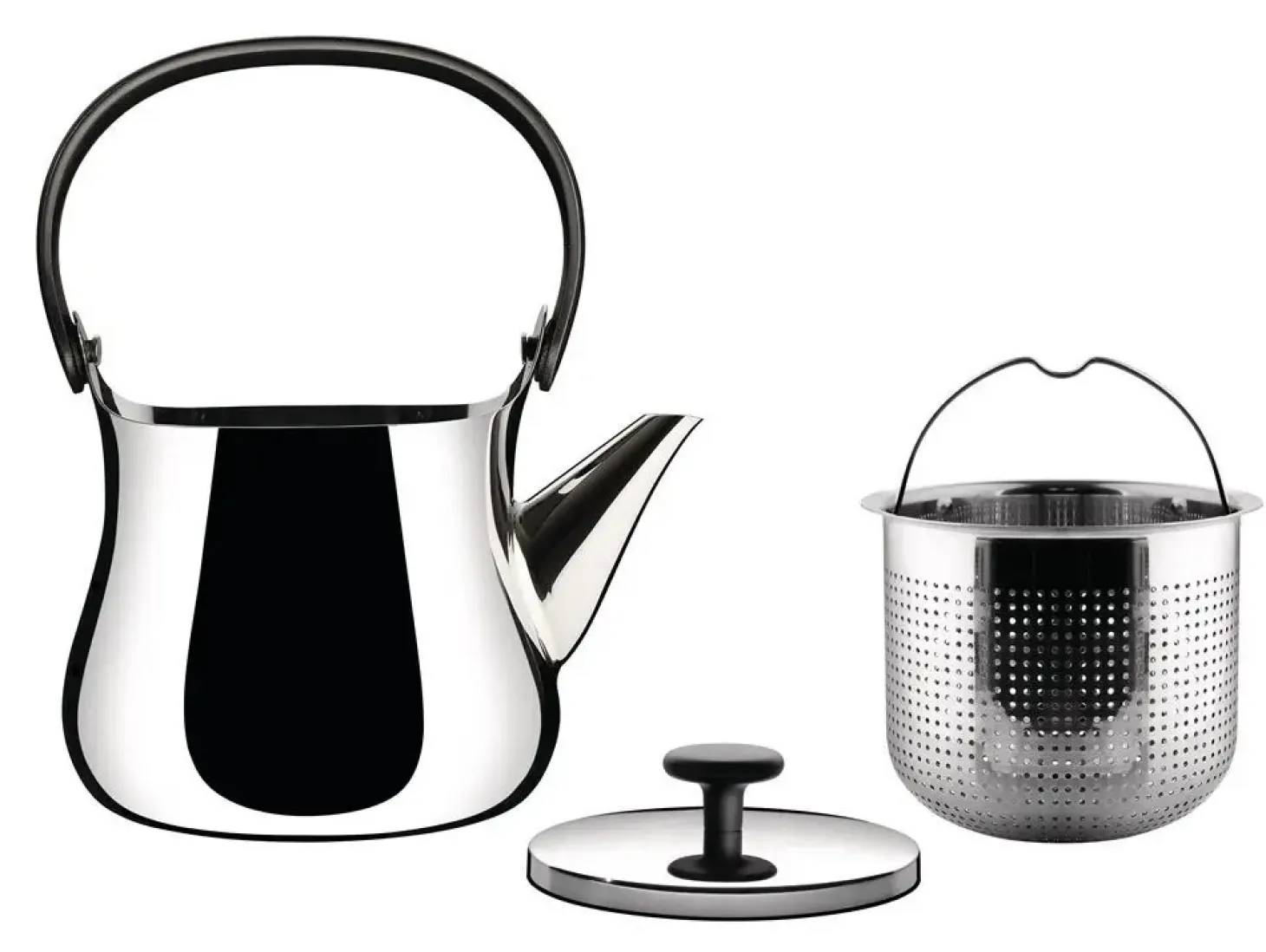 Alessi - Tekande - Cha - Rustfrit stål