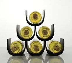 Alessi - Vinreol - Hvid - Plads til 6 vinflasker