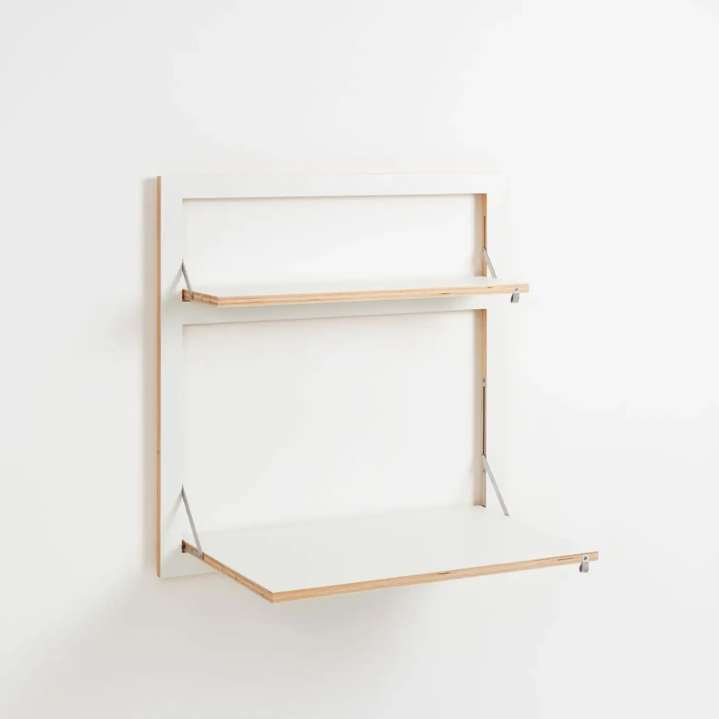 Ambivalenz - Vægskrivebord - Fläpps Secretary - Hvid - 80x80 cm