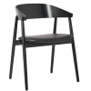 Andersen Furniture - AC2 Armstol - Bøg - Sort m. sort polstring