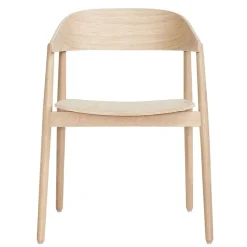 Andersen furniture - AC2 Armstol - Eg Hvidpigmenteret Mat Lak
