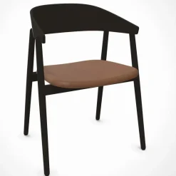 Andersen Furniture - AC2 Armstol - Bøg - Sort m. brun polstring
