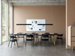 Andersen Furniture - AC2 Armstol - Bøg - Sort m. brun polstring