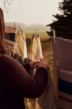 Andersen Furniture - Andersen Køkkenhåndklæde - Beige/Blå