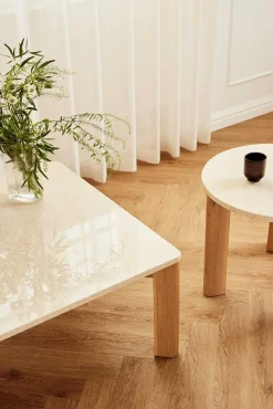 Andersen Furniture - Evoke Coffee Table - Eg/Marmor - 80x80 cm