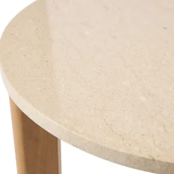 Andersen Furniture - Evoke Coffee Table - Eg/Marmor - Ø55 cm