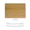 Andersen Furniture - S10 Hylde til S10 Reol - HVIDPIGMENTERET EGEFINÉR