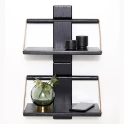 Andersen Furniture - Shelf Wood Wall - Sort - 30x18xH24 cm