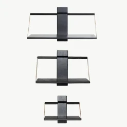 Andersen Furniture - Shelf Wood Wall - Sort - 30x18xH24 cm