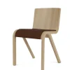 Audo Copenhagen - Ready, Dining Chair, Eg, polstret Bordeaux, Bouclé