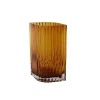 AYTM - Vase Folium, brun , Amber, Large