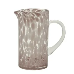 Bahne - Dots kande med håndtag - blød rose
