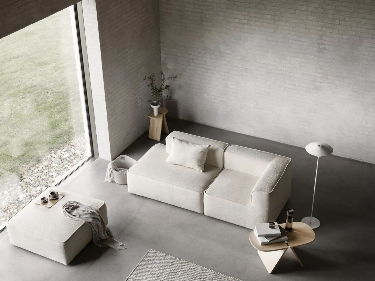 Blomus - Felt Basket S - Fungi/Micro Chip - TIGGY