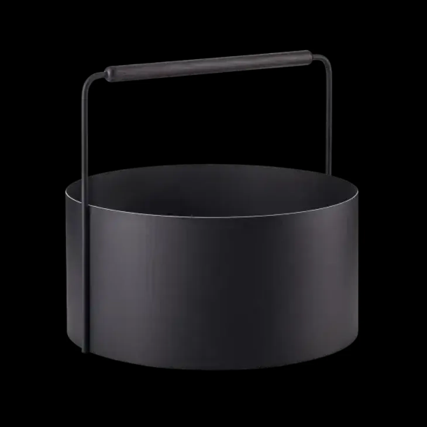 Blomus - Firewood Basket -ASHI- Black Oak - L