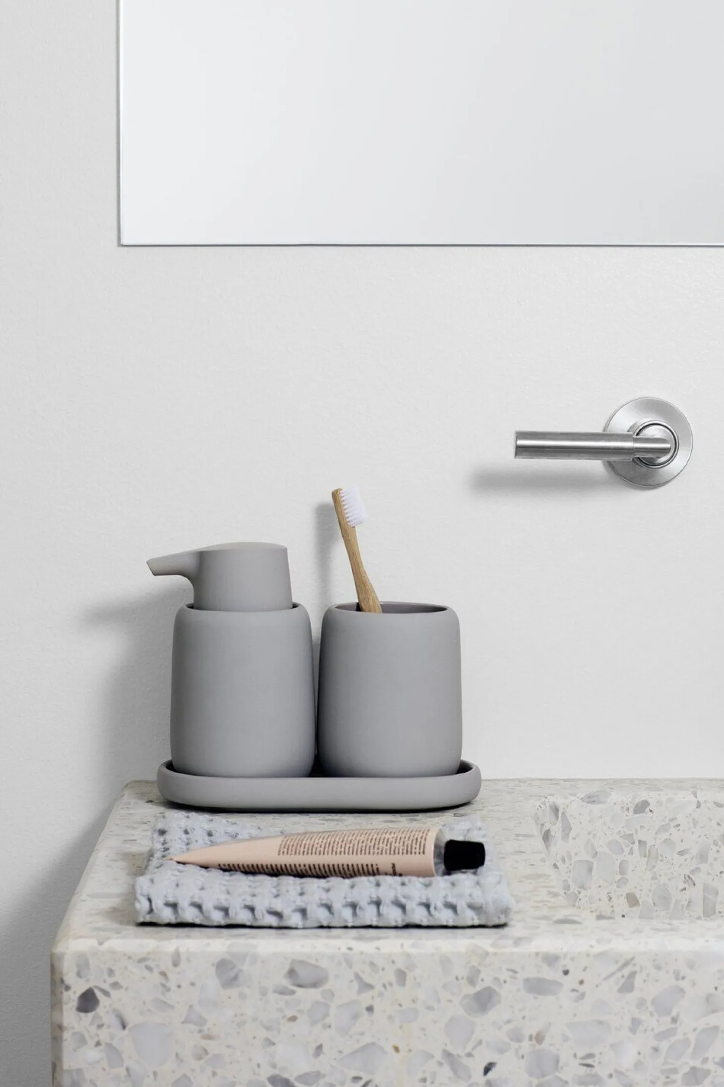 Blomus - Hand Towel - Ashley Blue - CARO -