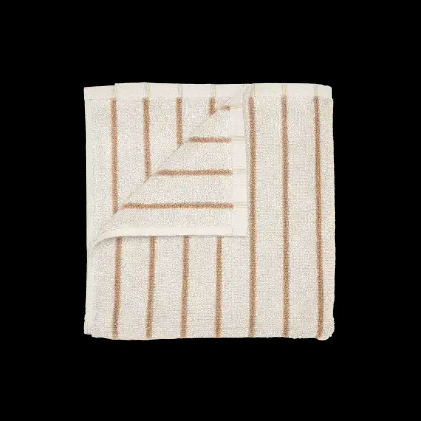 Blomus - Handtowel -ARTO- colour Moonbeam/Amber Brown thin stripes