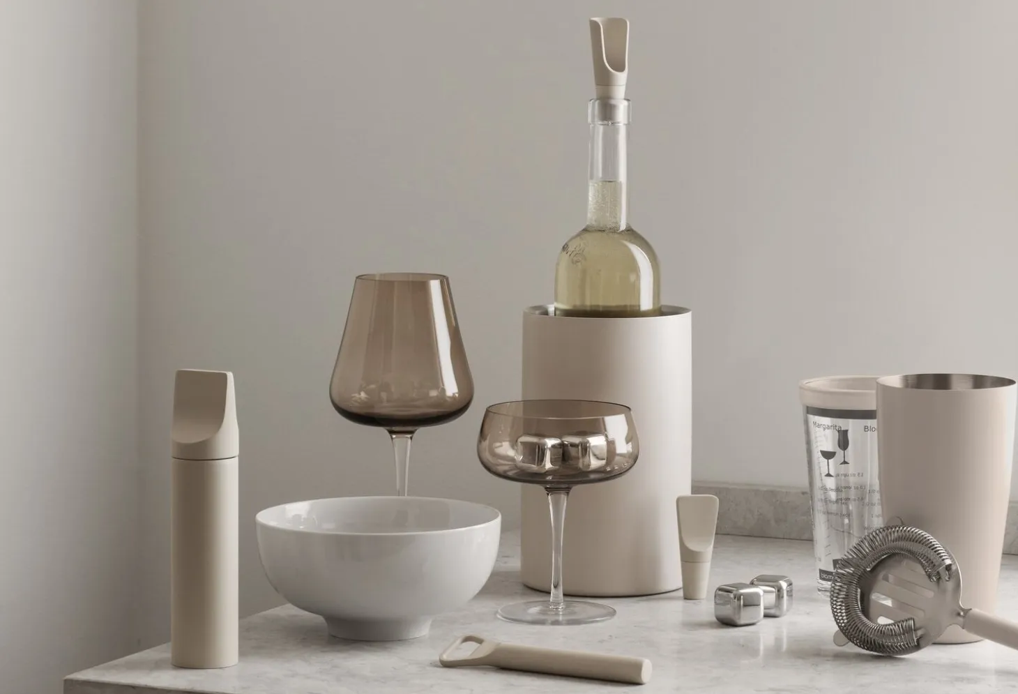 Blomus - ILO Vin accessories sæt - Moonbeam