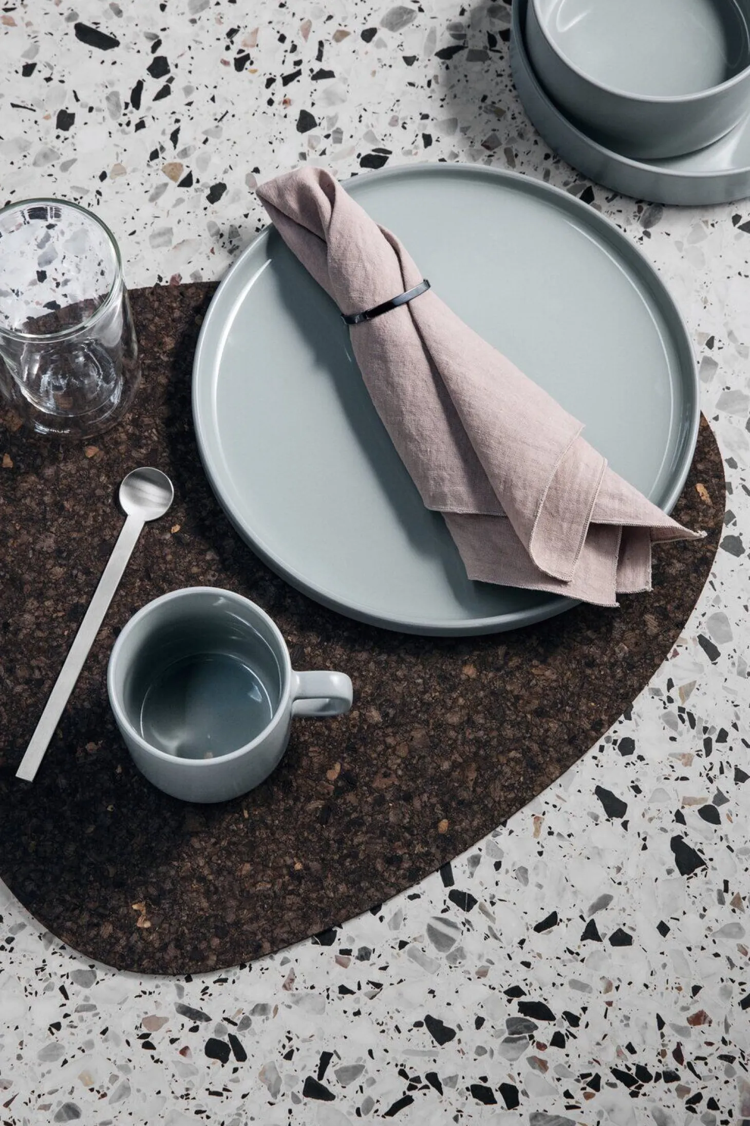 Blomus - Linen Napkin - B 42 cm, T 42 cm - Misty Rose LINEO