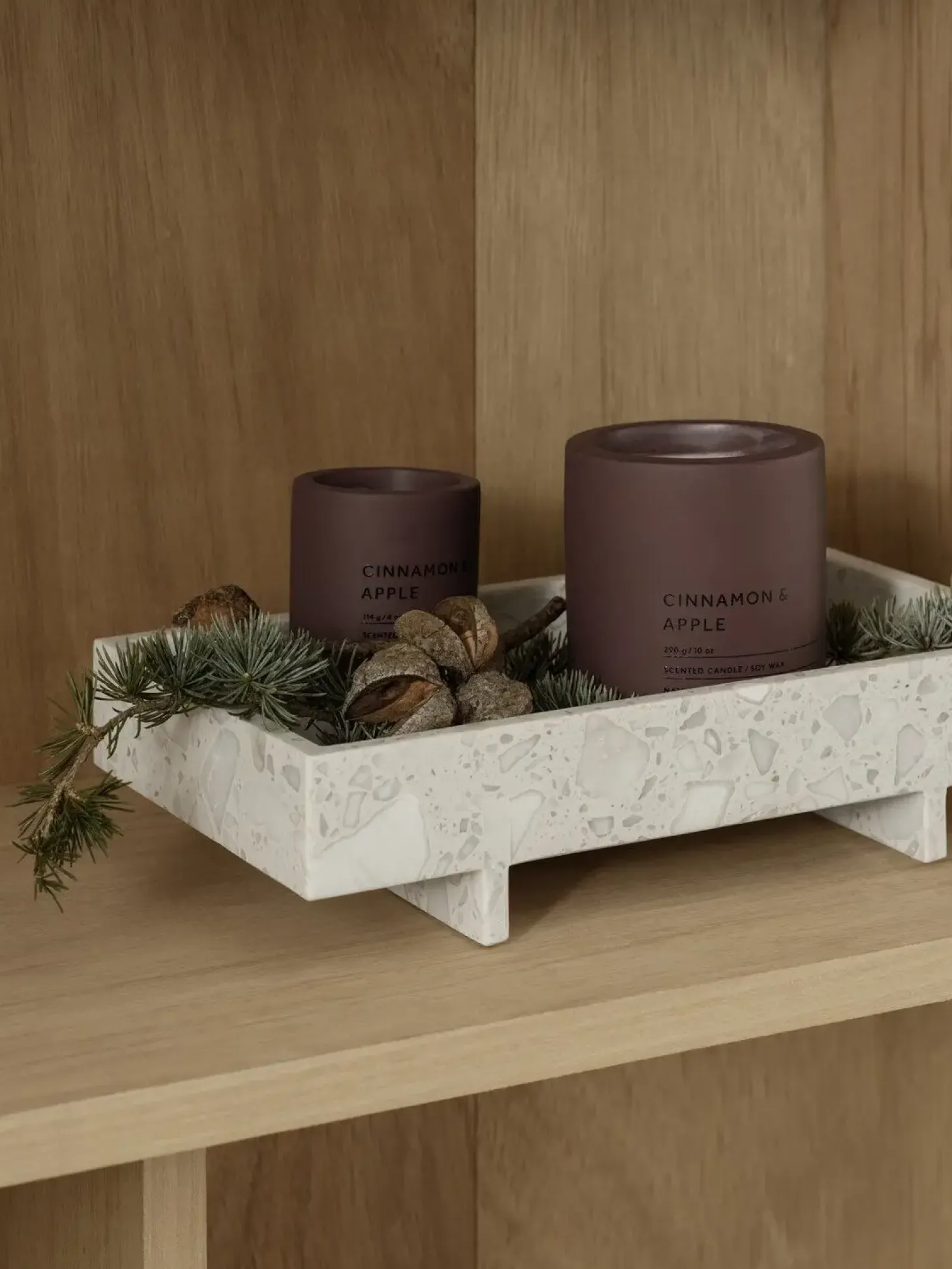 Blomus - Marble Tray - Nimbus Cloud - ABENTO - H18 x L7,5 x W30 cm
