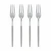 Blomus - Set of 4 Cake Forks - Mourning Dove - MAXIME