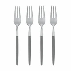 Blomus - Set of 4 Cake Forks - Sharkskin - MAXIME