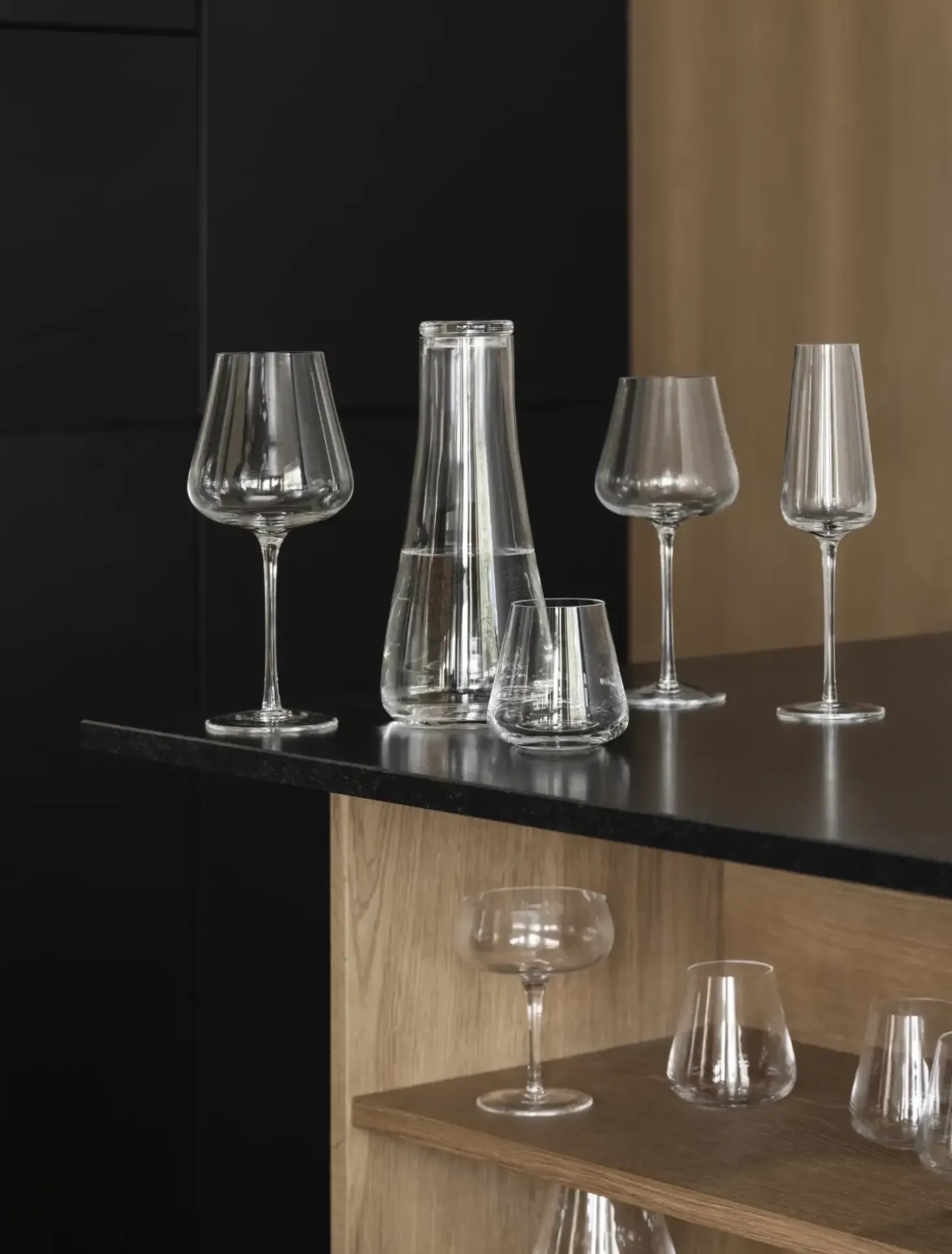 Blomus - Set of 2 Champagne Saucers - BELO - Clear Glass