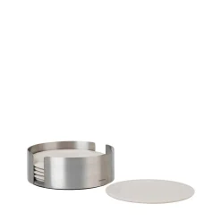 Blomus - Set of 6 Coasters - Moonbeam - LARETO