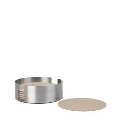 Blomus - Set of 6 Coasters - Nomad - LARETO