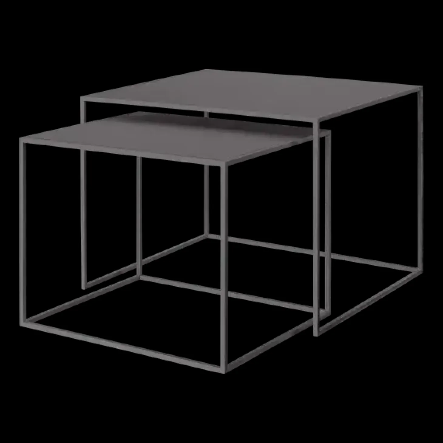 Blomus - Set of 2 Side Tables - FERA - Steel Gray