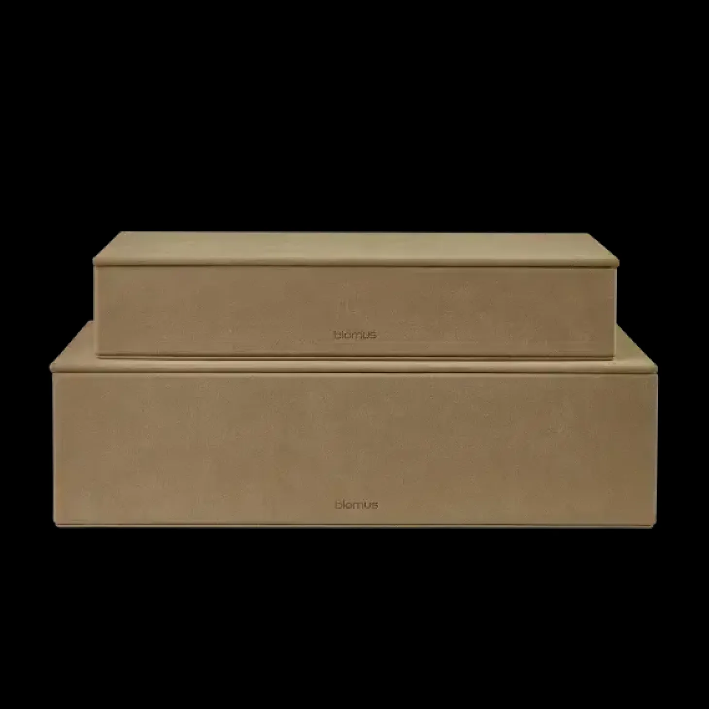 Blomus - Set of 2 Storage Boxes - SAHLA - Indian Tan