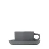 Blomus - Set of 2 Tea Cups, 4 pcs. - Pewter - PILAR