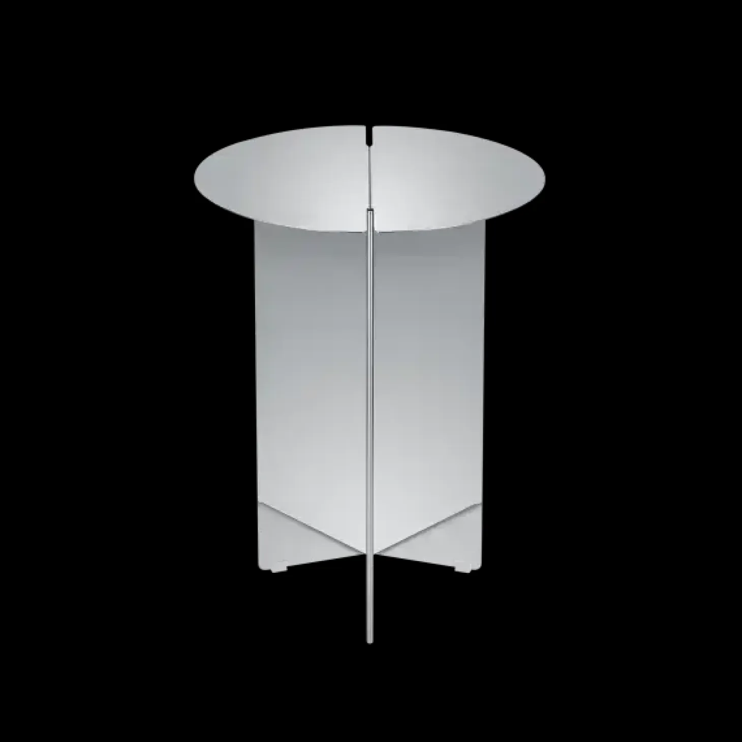 Blomus - Side Table - ORU - Poliert - Højde 47 cm, diameter 35 cm
