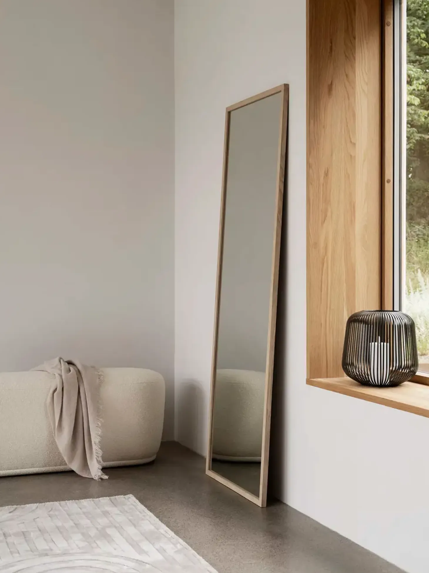 Blomus - Spejl - Wall mirror - MIRO - Eg - 170x60 cm