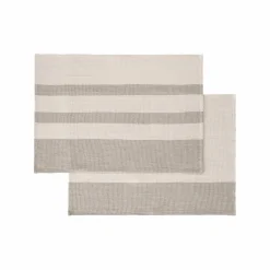 Blomus - Tea Towel, Set of 2 pcs - Moonbeam/ Mourning Dove - GANO