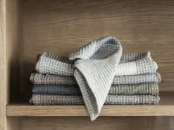 Blomus - Tea Towel, Set of 2 pcs - Steel Gray/ Tan - GANO