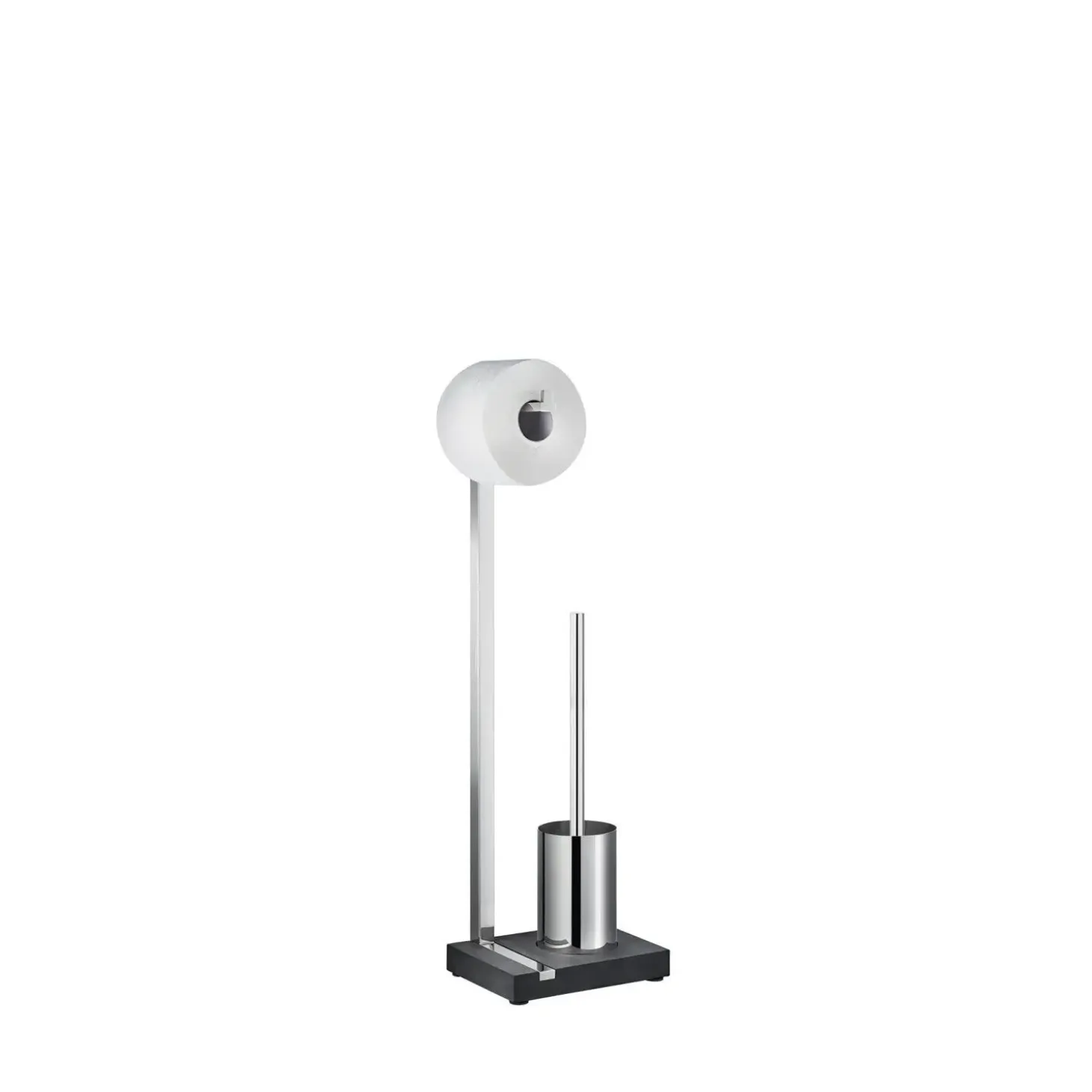 Blomus - Toilet Paper Holder and Brush - polished - MENOTO