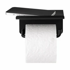 Blomus - Toilet Paper Holder with tray - Black - MODO