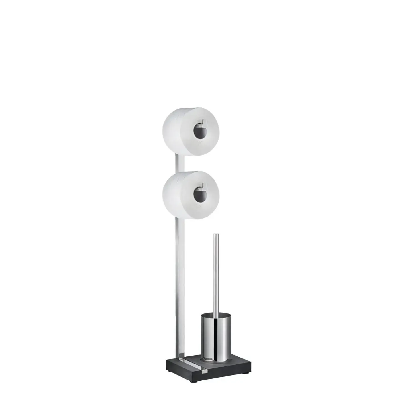 Blomus - Toilet Paper Holder and Brush - polished - MENOTO