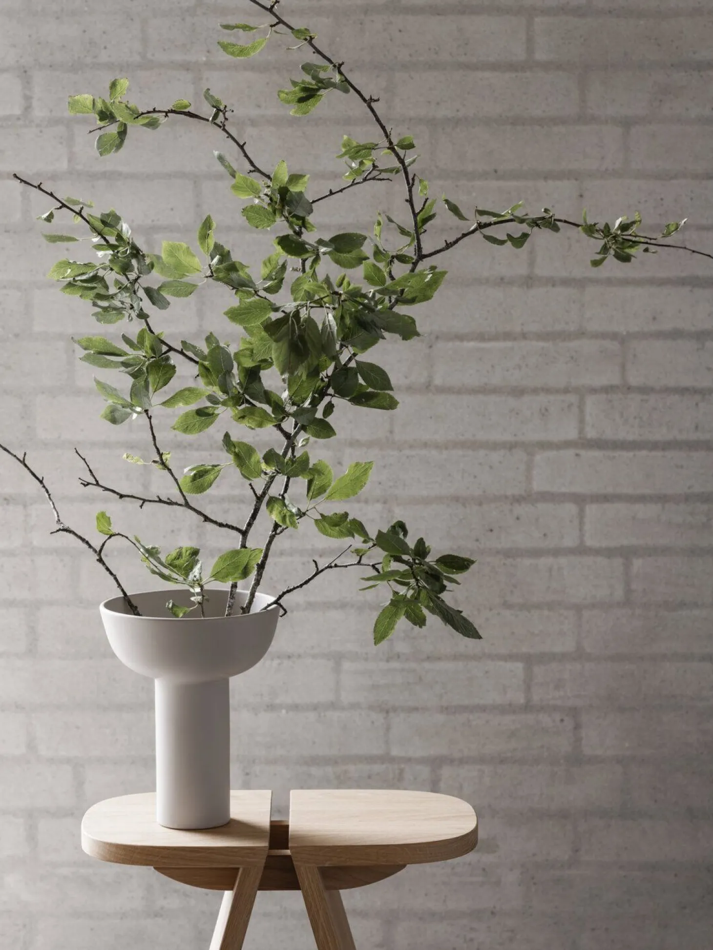Blomus - Vase - H 21 cm, Ø 17 cm - Moonbeam - MIYABI