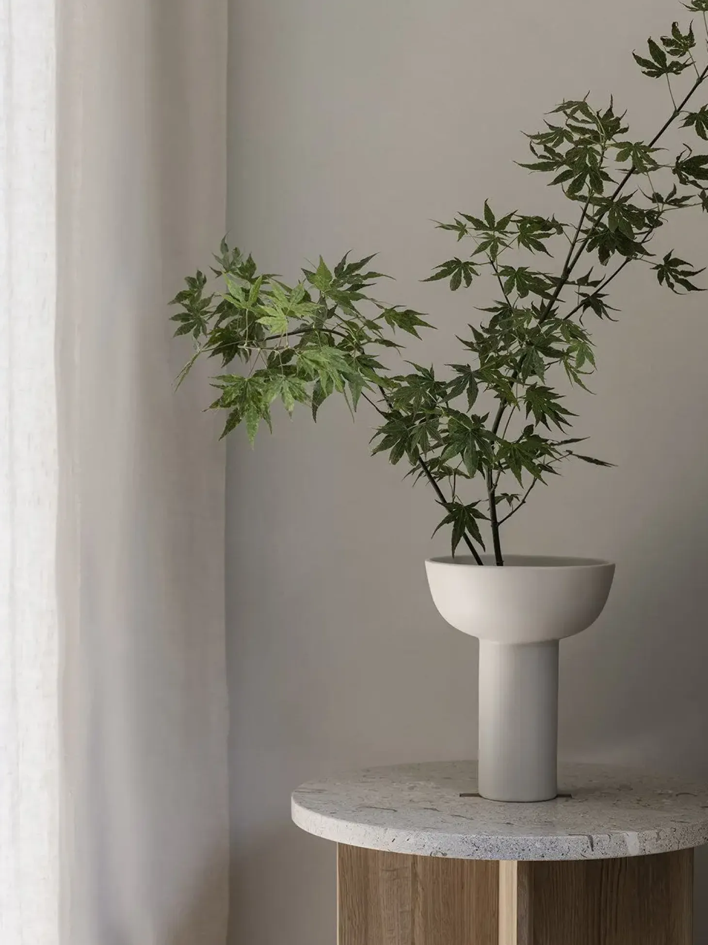 Blomus - Vase - H 21 cm, Ø 17 cm - Nomad - MIYABI