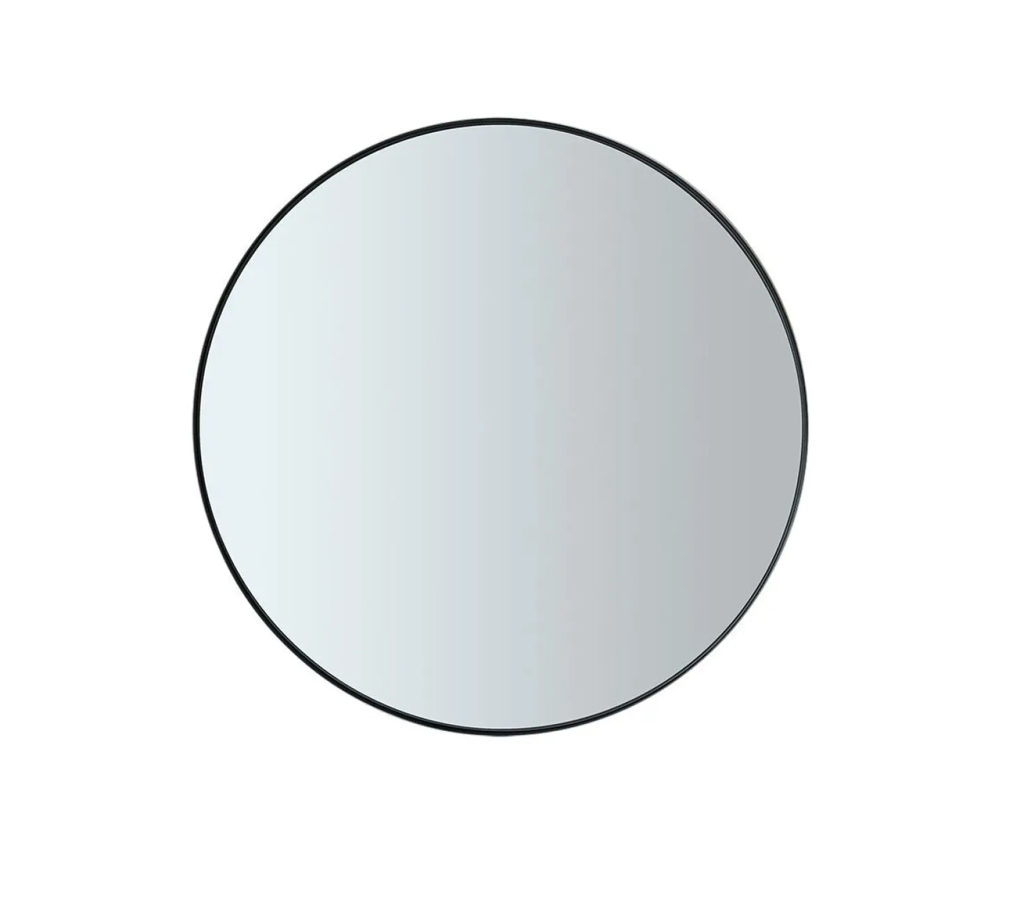 Blomus - Wall Mirror - Ø 50 cm - Black - RIM