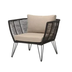 Bloomingville - Mundo Loungestol - Sort